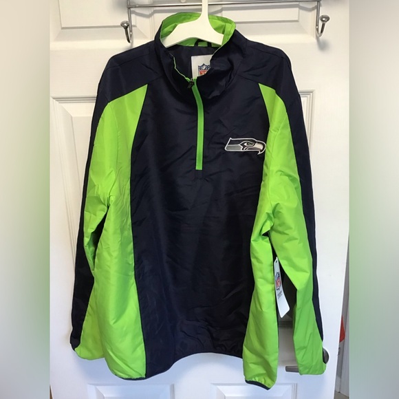 NFL Other - Mens NFL Seattle Seahawks 1/4 Zip Jackets Sz XL